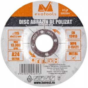 Abrasive Polishing Disc A24 Extra / 115X6Mm