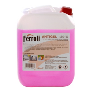 ANTIGEL SOLUTII CHIMICE INSTALATII SOLARE -30°C / 10KG