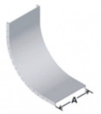 Capac Unghi Flexibil Pentru Jgheab Metalic 200X15X0.8Mm Viking Strong