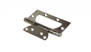Coplanar Hinge 2 Pieces / 100Mm Nickelled