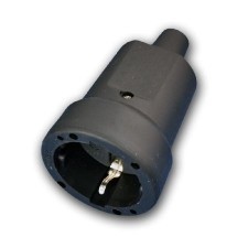 Cup Cup Stecher Linear Rubberised with Manson / Black
