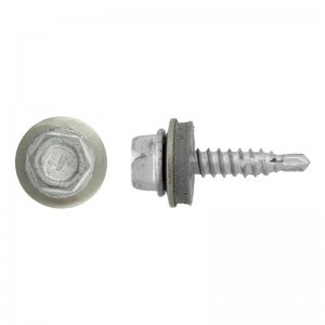 DIN 7504K – R – surub autoforant cu varf redus, zincat alb