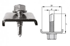 Galvanised Screw Fastening Panel 6.3X25Mm