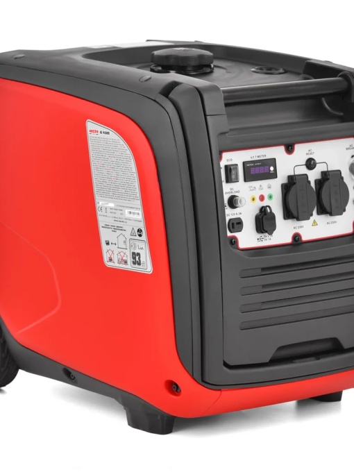 INVERTOR MONOFAZAT, 223 CM3, REZERVOR 12 LITRI, TENSIUNE 230V / 12/5 V, HECHT IG 4500