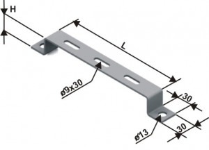 Omega Console Wall Bracket 330Mm