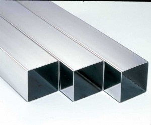 Quadrato in acciaio inox lucido Acciaio inox lucido 40X40X1,5 Mm