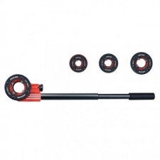 Set of 9Cr2 Teeava Threaders With Ratchet 1/2"-1.1/4" - 6P.