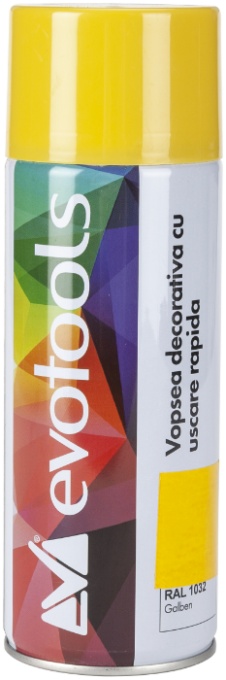 SPRAY VOPSEA ETS 1150, RAL 1032 GALBEN / 400 ML