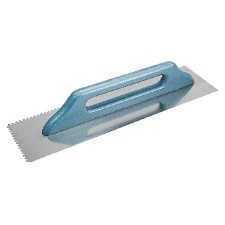 Toothed Stainless Steel Honing Tool With Wooden Handle 480X130X8Mm