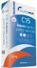 Adesivo flessibile per pietra naturale bianco C15 / 25Kg