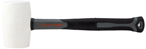 CIOCAN CAUCIUC ALB COADA FIBRA STICLA PLUS / 0.45KG