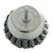 Cup Type Wire Wire Brushes With Rod 75Mm