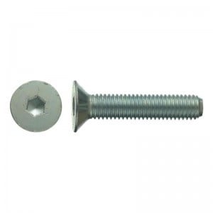 DIN 7991-8.8 - zinc-plated zinc-plated socket head cap screw - 4, 40