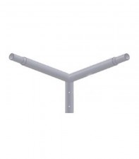 Double Galvanised Galvanised Arm For Lighting Poles 90° 100Cm