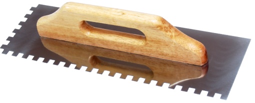 DRISCA ZIMTATA CU MANER DE LEMN ETS / 400X130MM