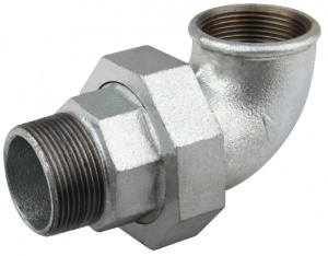 Dutch Int-Ext Galvanised Elbow Int-Ext 97 / 1"