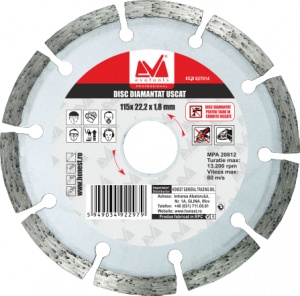 Etp / 115Mm Dry Etched Diamond Disc