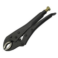 Locking Pliers with Rounded Rounded Hammer 180Mm