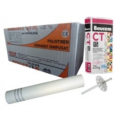 Pacchetto di isolamento termico Grafite Eps 80/100Mm 1M2, Equator - Premium