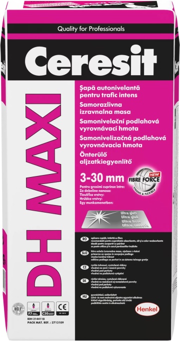 SAPA AUTONIVELANTA PENTRU TRAFIC INTENS 3-30MM CERESIT DH MAXI / 25KG