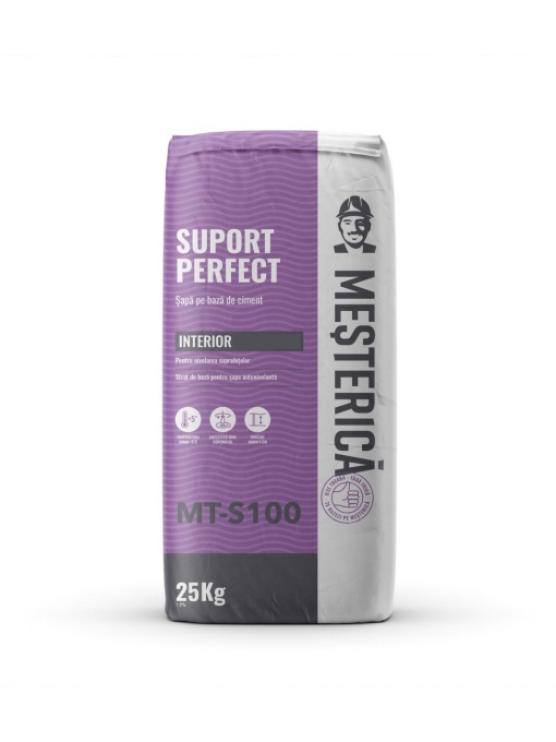 SAPA PE BAZA DE CIMENT MESTERICA SUPORT PERFECT MT-S100 / 25KG