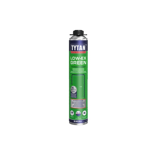 Schiuma poliuretanica Low Ex verde per pistola 750 ml