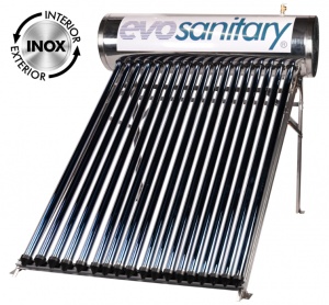 Spp-470-H58/1800-18 C Inox S / 18 Tubes Pressurised Solar Panel System with Heat Pipe Tubes