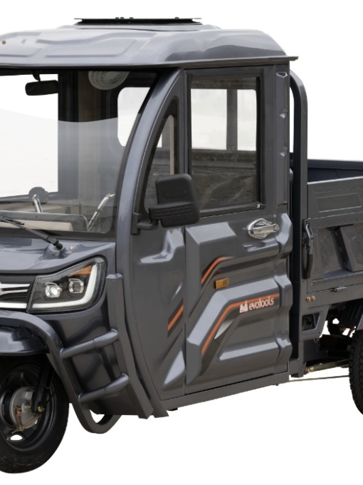 TRICICLU ELECTRIC CARGO CABINA INCHISA ''VOINICU TRCB1500'' GRI INCHIS
