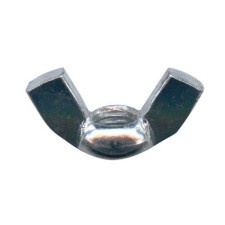 Zinc-plated Nuts Butterfly M20, 25/Set