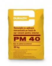 Механизирана мазилка на база Dura Cement Pm 40 / 30Kg