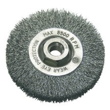 Circular Wire Brush with Thread 115Mm