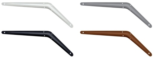 CONSOLA METALICA NEGRU, 350X300MM