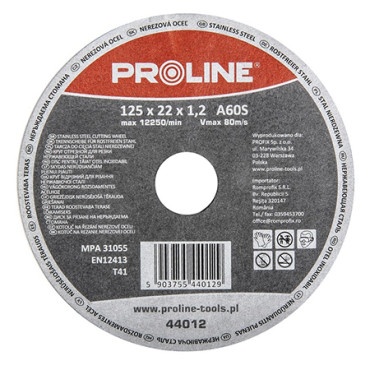 DISC DEBITARE INOX A60S 115 X 1.2MM / PACHET 25 BUCATI