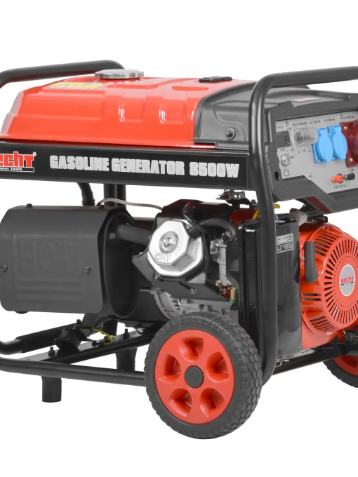 GENERATOR TRIFAZAT, 459 CM3, REZERVOR 25 LITRI, 8500W, HECHT GG 10000