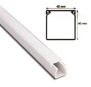 PVC кабелен канал 40X40 Viking Strong / 40Ml