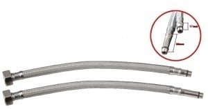 RACORD FLEXIBIL INOX BATERIE 17, 1/2", M10 / 800MM