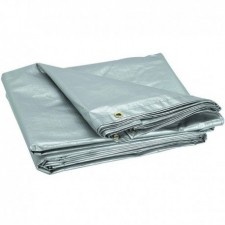 Ring Tarpaulin 150 G/Mp, 10X15 M, Silver - Img 1