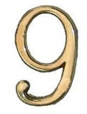 Self-adhesive number / 9