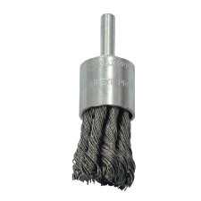 Small Cup Type Wire Brushes with 22Mm Rod