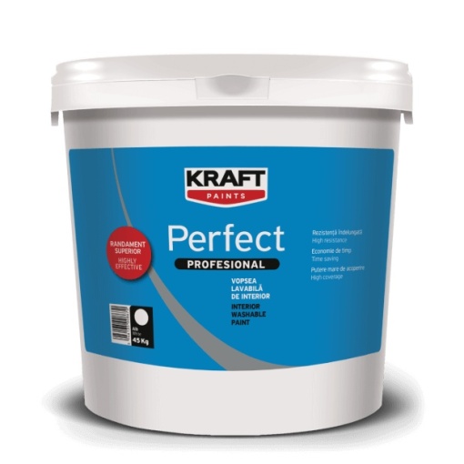 VERNICE LAVABILE BIANCA AD ALTA RESA KRAFT PERFECT / 45KG