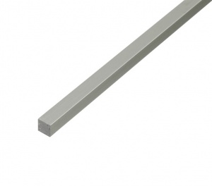 BARRA QUADRATA DI ALLUMINIO 6060 ALLUMINIO QUADRATO 22MM / 4M