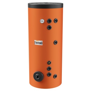 BOILER CU ACUMULARE, 200L, CU SERPENTINE INTERCALATE, ECOUNIT DOUBLE 200