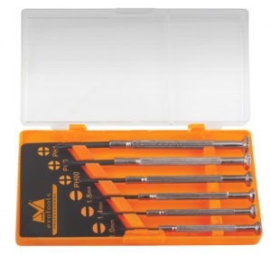 Clock Screwdriver (6 pcs/set) / B[Mm]: 1-1.8