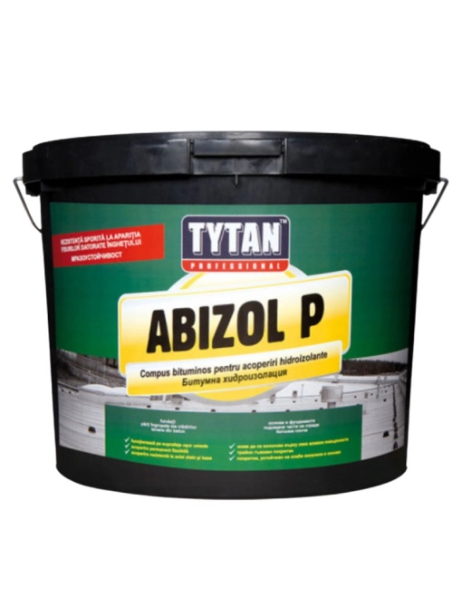COMPUS BITUMINOS STRAT FINAL PE BAZA DE SOLVENT TYTAN ABIZOL P / 9 KG