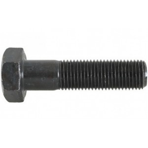 DIN 960 - 10.9 - fine thread screw, hex head, partially threaded, black - 14x1.5, 120 - Img 1