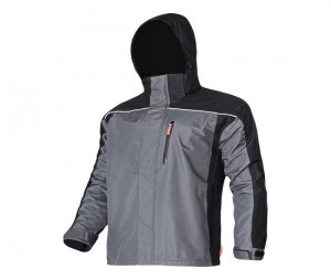 Hooded Hooded Jacket with Hood and Detachable Fleece - L