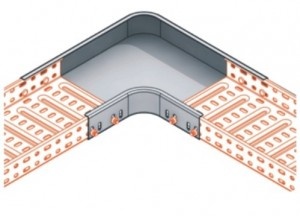 Plane Angle 90° For Metal Gutter 200X40X0.8Mm Viking Strong