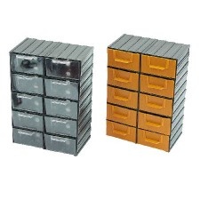 Plastic Cupboard 213X304X125Mm / 10 Transparent Drawers
