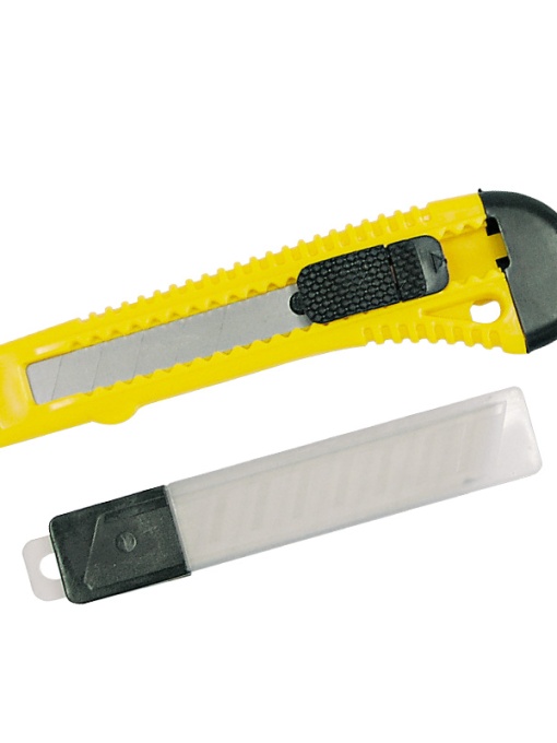 SET CUTTER PLASTIC CU BUTON BLOCARE CU 10 LAME - 18MM