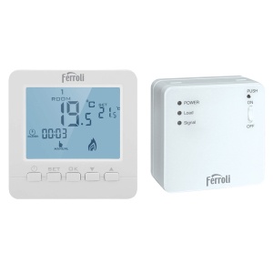 TERMOSTAT DIGITAL NEPROGRAMABIL CU RADIO VRECVENTA, FER 205